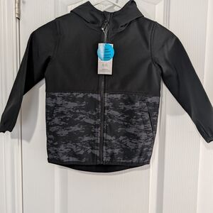 Black and Gray Hooded Jacket